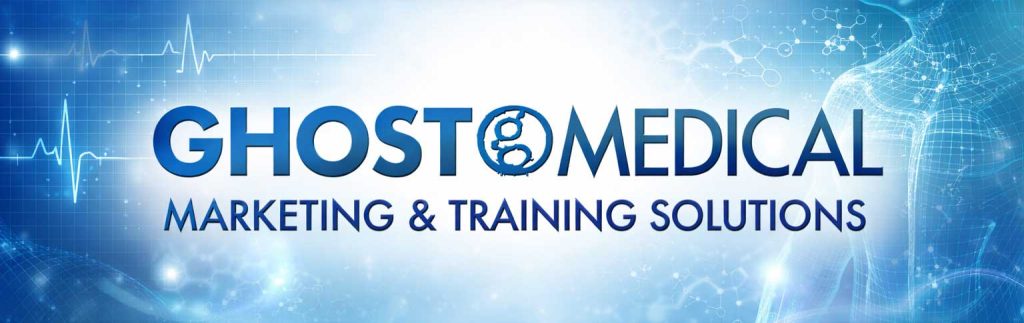 Ghost Medical logo banner including the tagline
